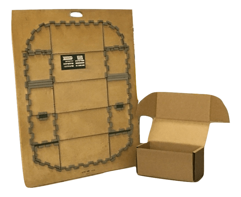 Custom Printed Corrugated Box Dye Two