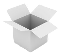 All White Kraft Box Example